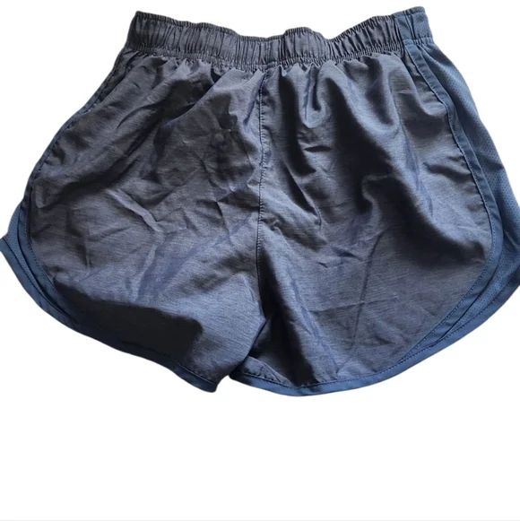 Nike Dri-Fit Lined Athletic Shorts Women's Small Blue Gray Running Training Gym - Picture 2 of 4